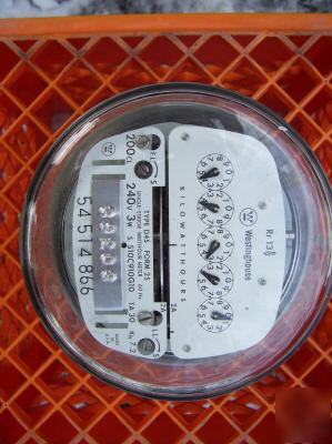 Used westinghouse, electric meter :