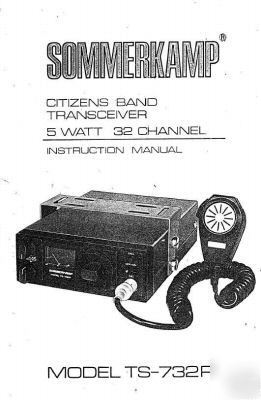 Yaesu sommerkamp ts-732P instruction manual