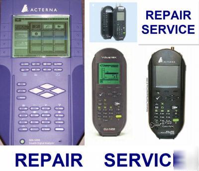 Acterna wavetek SDA5000 CLI1750 MS1400 repair service