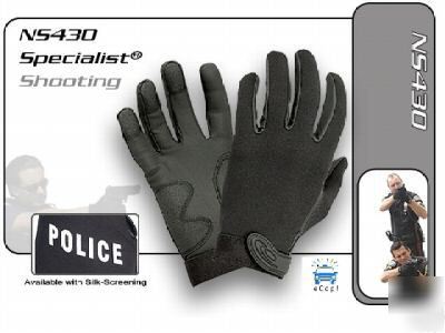 Hatch specialist shooting gloves - police logo sm