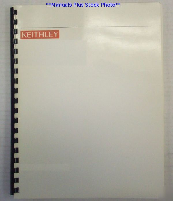 Keithley 610 op/service manual - $5 shipping 