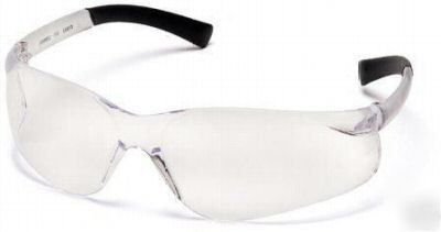 New 3 pyramex ztek clear antifog safety glasses