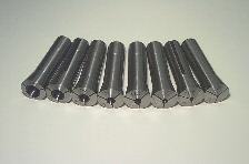 New set of 8 collets R8 metric collet - spring steel