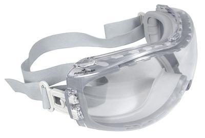Radians cloak clear anti fog lens safety goggles