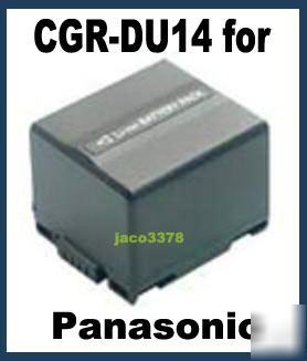 Battery for panasonic cgr-DU14 nv-GS70 nv-GS150