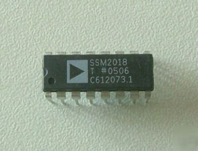 10 pcs SSM2018 voltage controlled amp ics chips nos