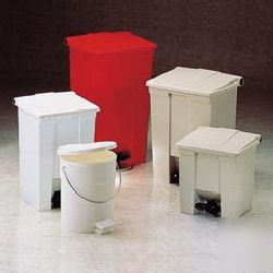12 gallon fire-safe plastic receptacle-rcp 6144 whi