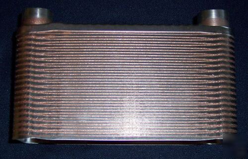 Brazed 40 plate stainless steel heat exchanger