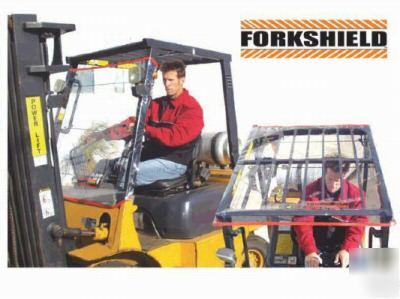 Forkshield - universal forklift shield-impact resistant