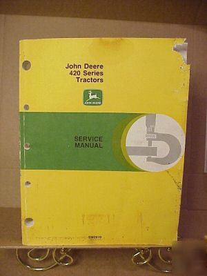 John deere 420 tractor crawler original service manual