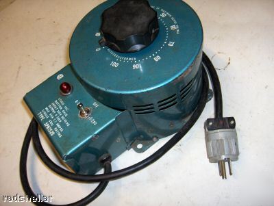 Powerstat variac variable transformer 9.5 amp 0-280 vac