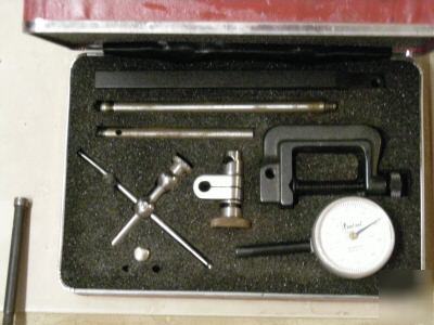 Starrett mag base, indicator set, and extra tooling