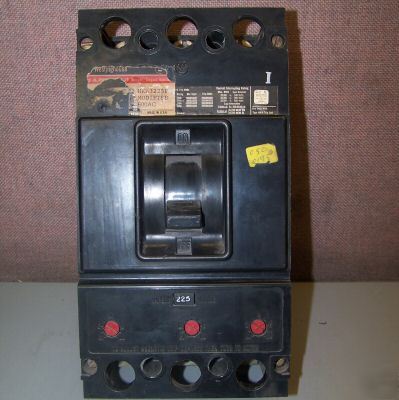 Westinghouse 225 amp high interrupting breaker HKA3225F