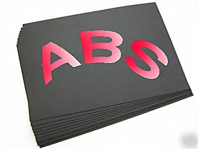 12 abs plastic sheet sheets car audio interior finish 