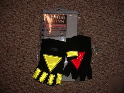 Armor skins traffic t 24/7 reflective gloves size large
