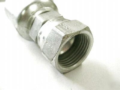 Hydraulic crimp fitting 7/8 inch female jic f/ 3/4 hose