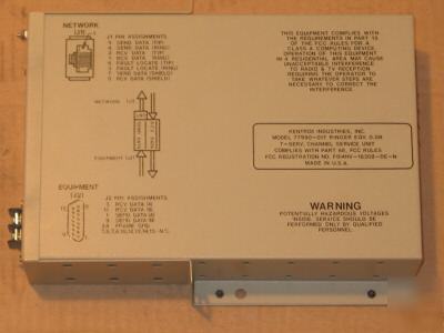 Kentrox industries inc. t-service, channel service unit