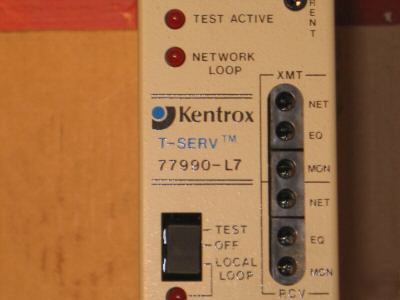 Kentrox industries inc. t-service, channel service unit