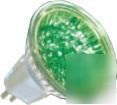 MR16 green bulb 20 led spot light bulb 4 solar panel