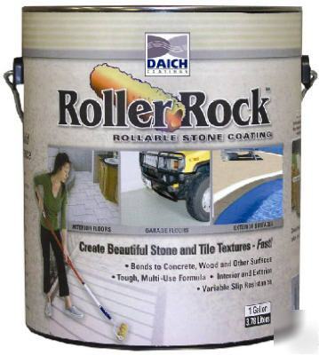 Roller rock natural white stone coating paint