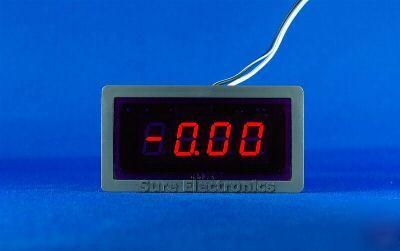 3 Â½ digital red led dc 0~Â±20V volt panel meter