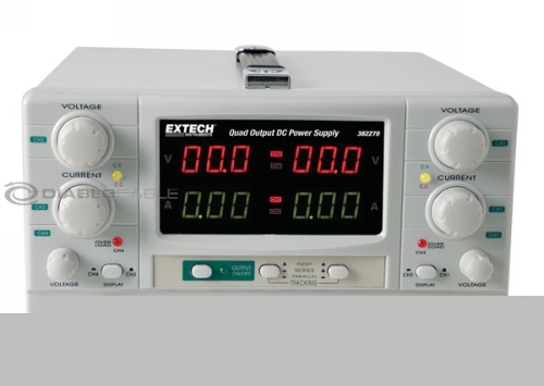 Extech 382270 quad output dc power supply 4-in-1 ps