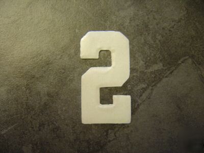 Fire helmet reflective stickers/decals -numbers--