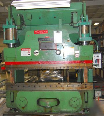 #008346 cincinnati model 175FMX6 hydraulic press brake*