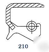 48X72X7 tb nbr metal od metric oil seal shaft seals