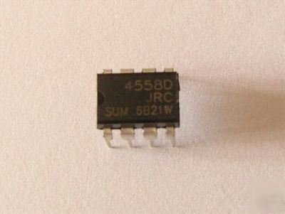 50 x jrc 4558D dual op-amp chip ic for TS808 overdrive