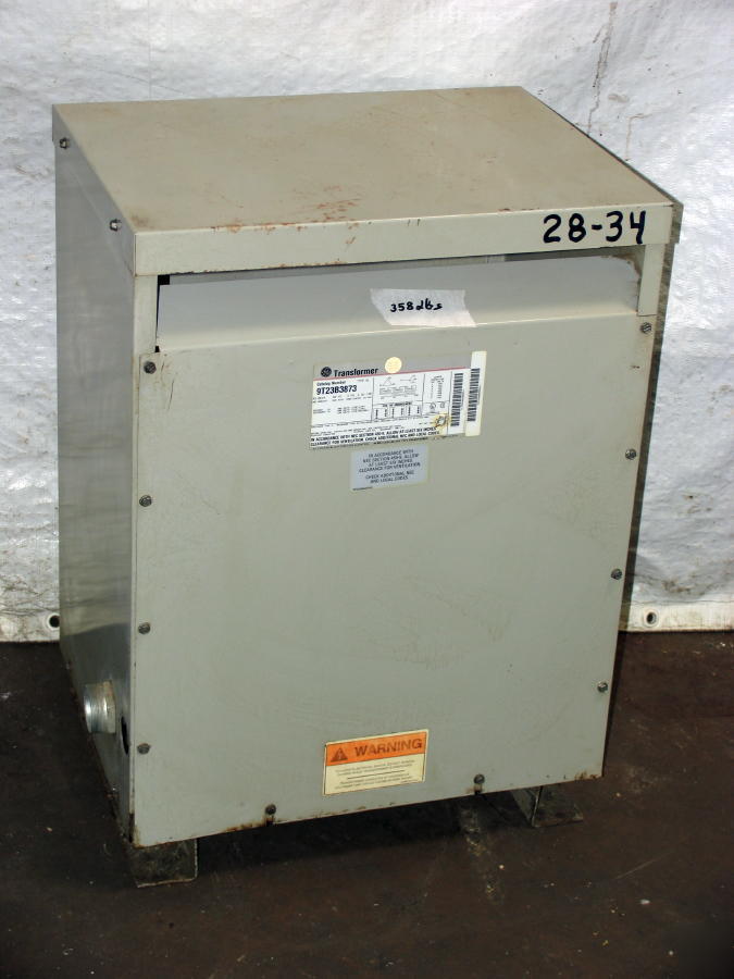 G.e. 45 kva dry type transformer