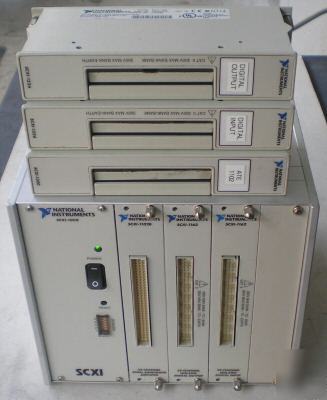 National instruments scxi-1000 scxi-1102B scxi-1163 etc