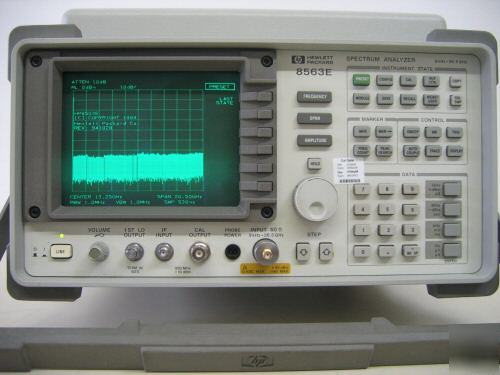 Hp (agilent) 8563E spectrum analyzer w/ option 026