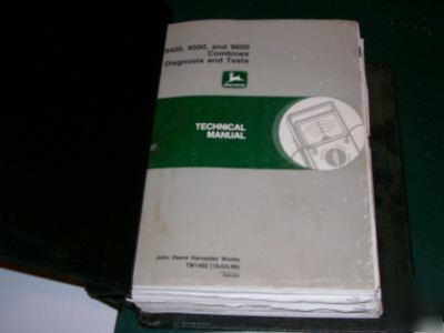 John deere 9400,9500,9600 combine d&t technical manual