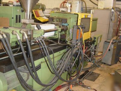 1996 arburg 83-ton plastic injection molding machine