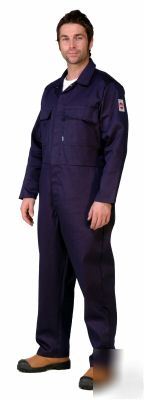 Flame retardent boilersuit / overalls - navy blue