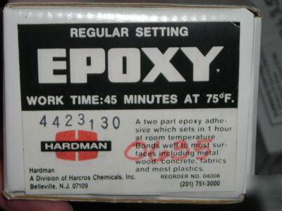 Hardman adhesives epoxy 04006 (100 pkg/box)