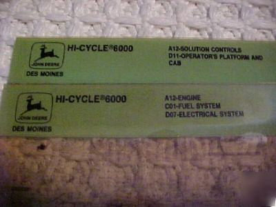 John deere 6000 hi-cycle sprayer parts microfiche 