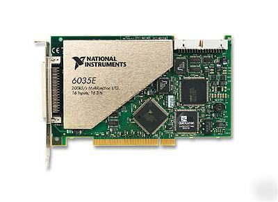 New national instruments 6035E