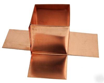 Pitchpocket w/o soldered corners 16OZ copper 5 x 5 x 4