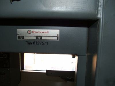 Rockwell/delta 20 inch band saw