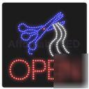  open hair cut led sign (4006)