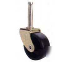Mintcraft jc-B23 stem caster brass finish - black