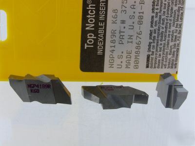 New 20 kennametal ngp 4189R K68 carbide inserts O095