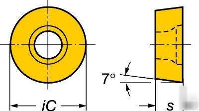 RCMT1204-mo/ PTBC252 carbide insert 9 lots of 10 pcs