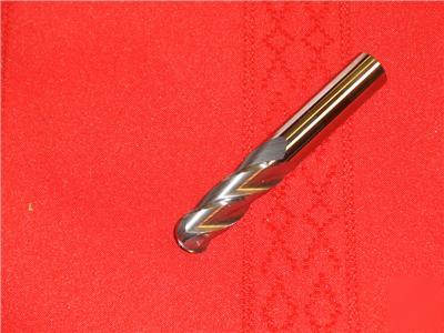 1/2 ball nose end mill solid carbide 4 flt micrograin