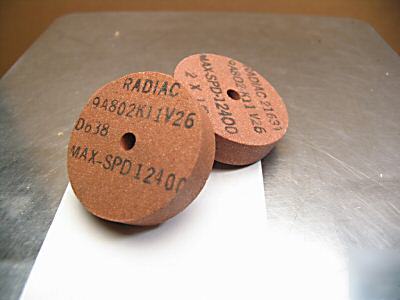 10 small unmounted die grinding wheels(2X3/8X1/4)m