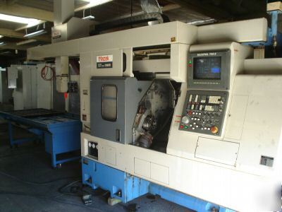 1995 mazak SQT10MS cnc lathe. live milling. sub spindle