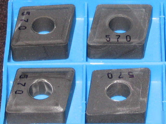 Carboloy carbide inserts cnmg 543E cast iron grade 570