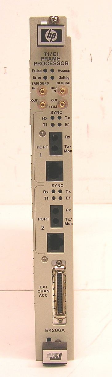 Hp - agilent - E4206A T1/E1 frame processor vxi module